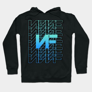 nf logo blue Hoodie